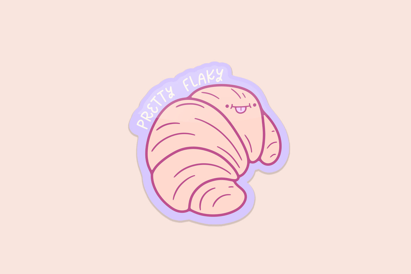 Pretty Flaky Vinyl Sticker